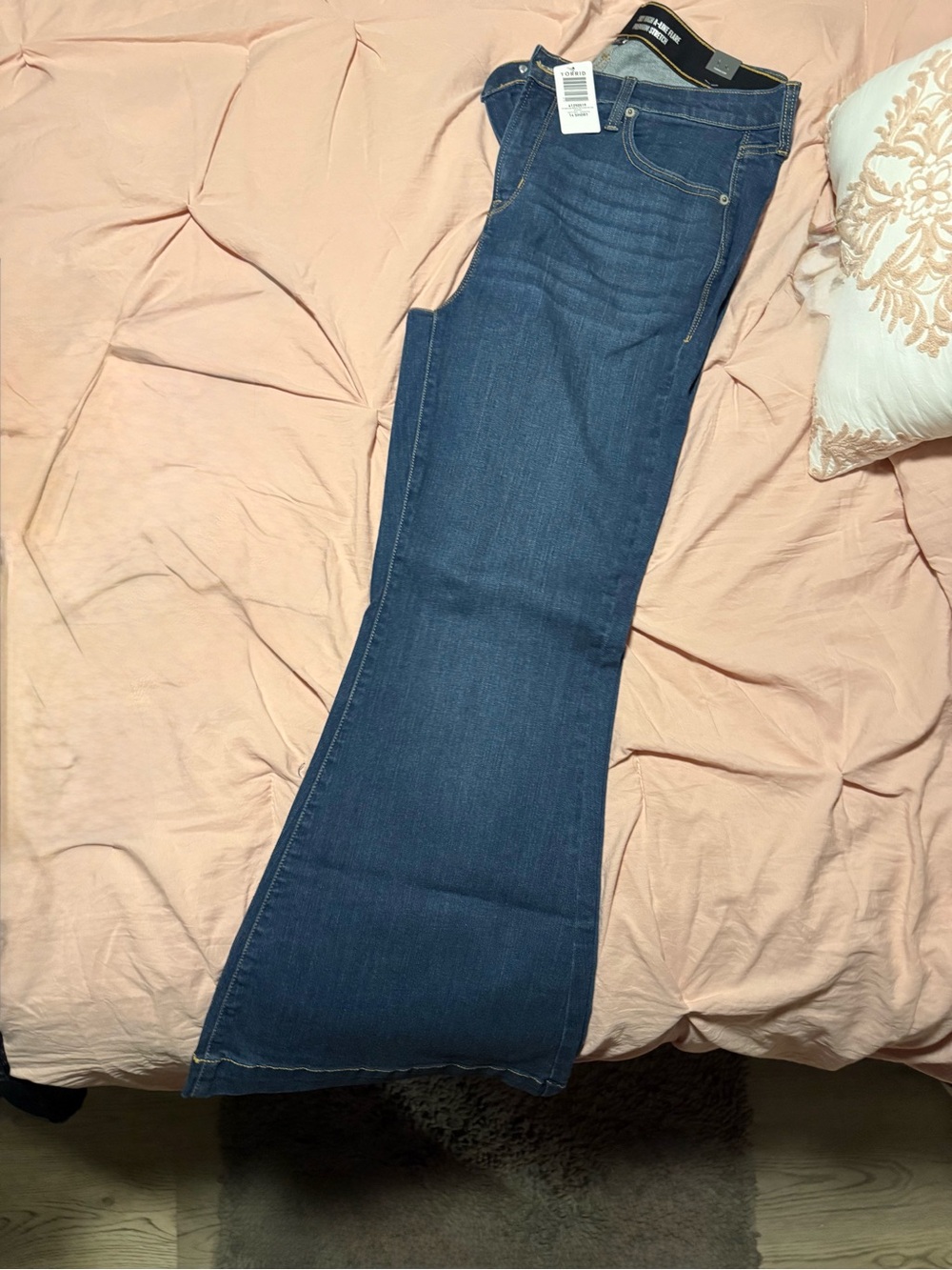 Torrid Dark Blue Flare Jeans
